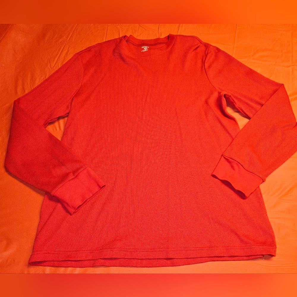 Carters Long Sleeve Thermal/PJ Red Adult  szXL New W/Out Tags